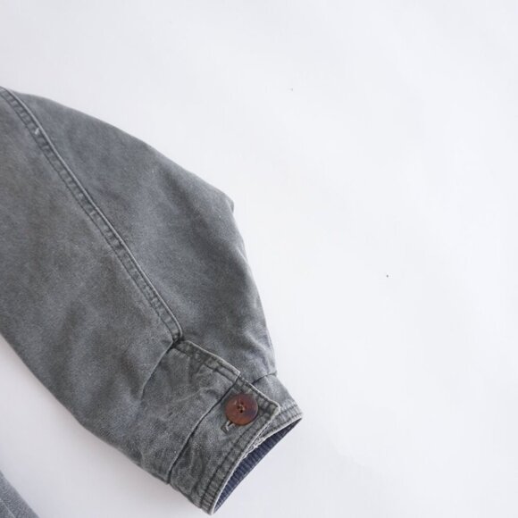 Vintage Northern Reflections Gray-ish Barn Chore Jacket Corduroy Collar M - Picture 3 of 15